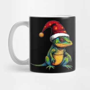 Gecko Christmas Mug